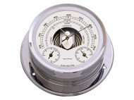 Talamex Boot Baro-thermo-hygrometer Serie 165 Messing Verchroomd